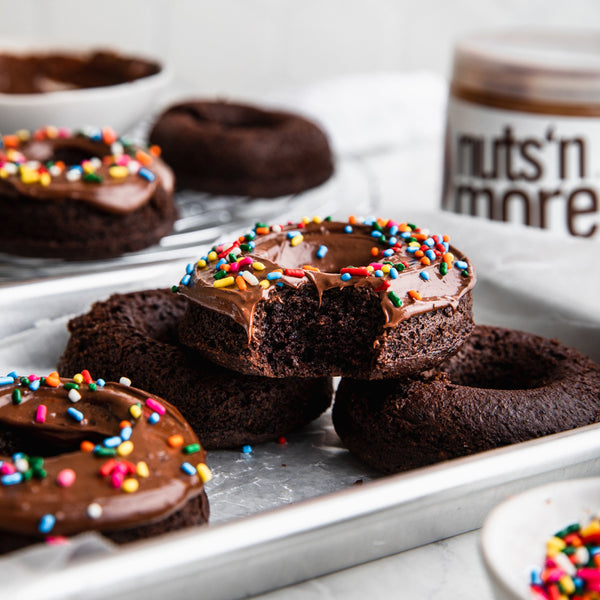 Double Dark Chocolate Donuts
