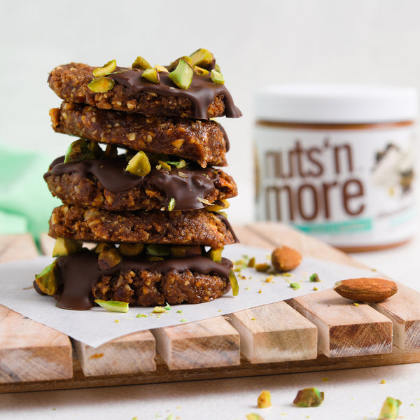 Chocolate Almond Pistachio Cookies