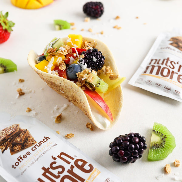 Fruit &amp; Granola Breakfast Tacos