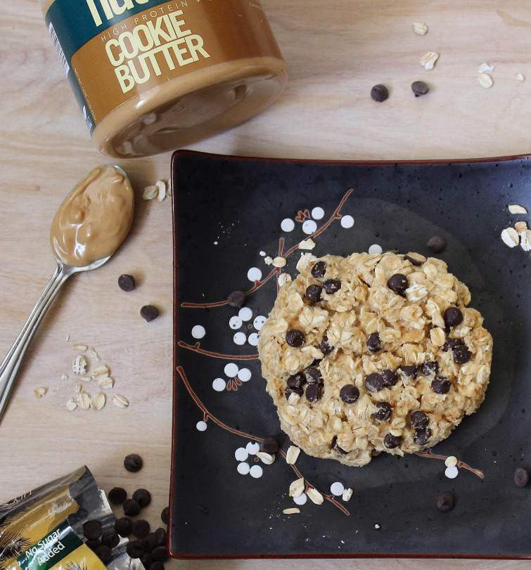 Giant Cookie Butter Protein Oatmeal Cookie