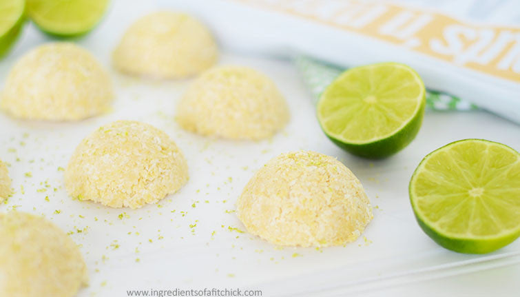 Coconut Key Lime Protein Macaroons
