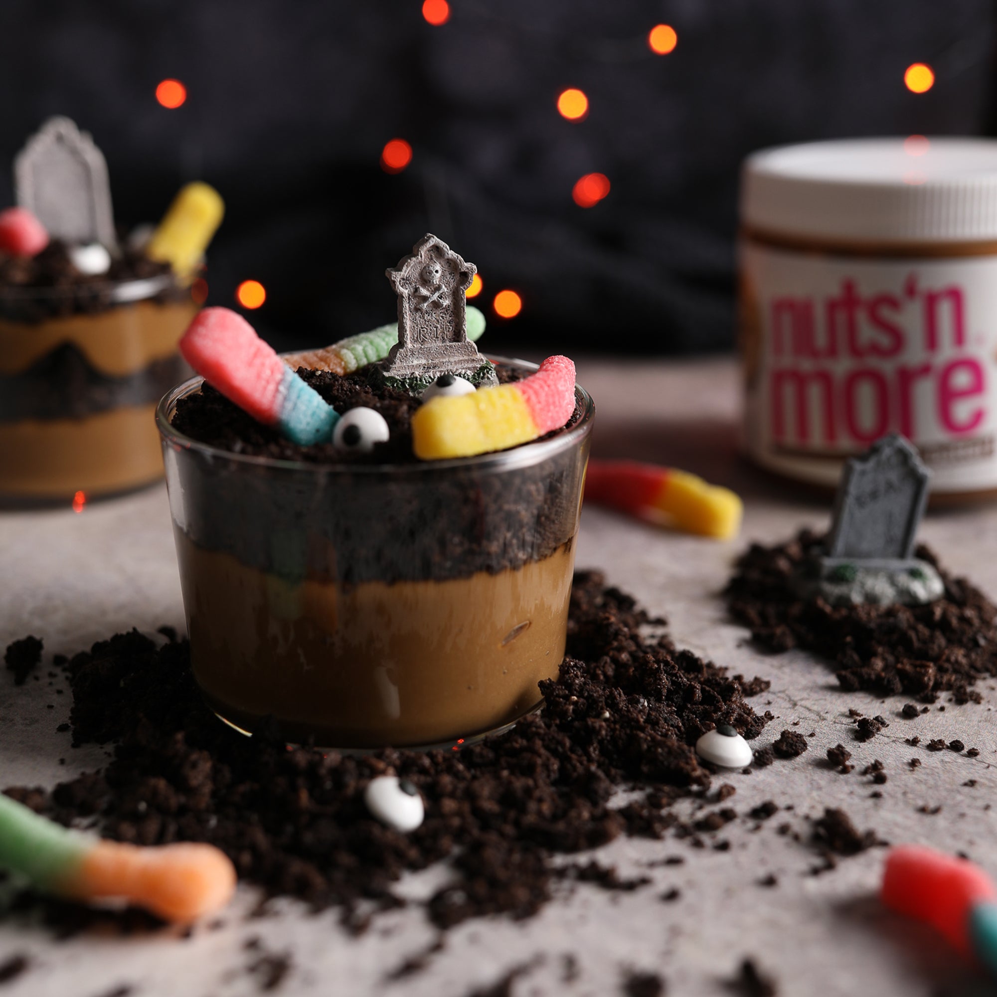 Spooky Dirt Pudding Cups