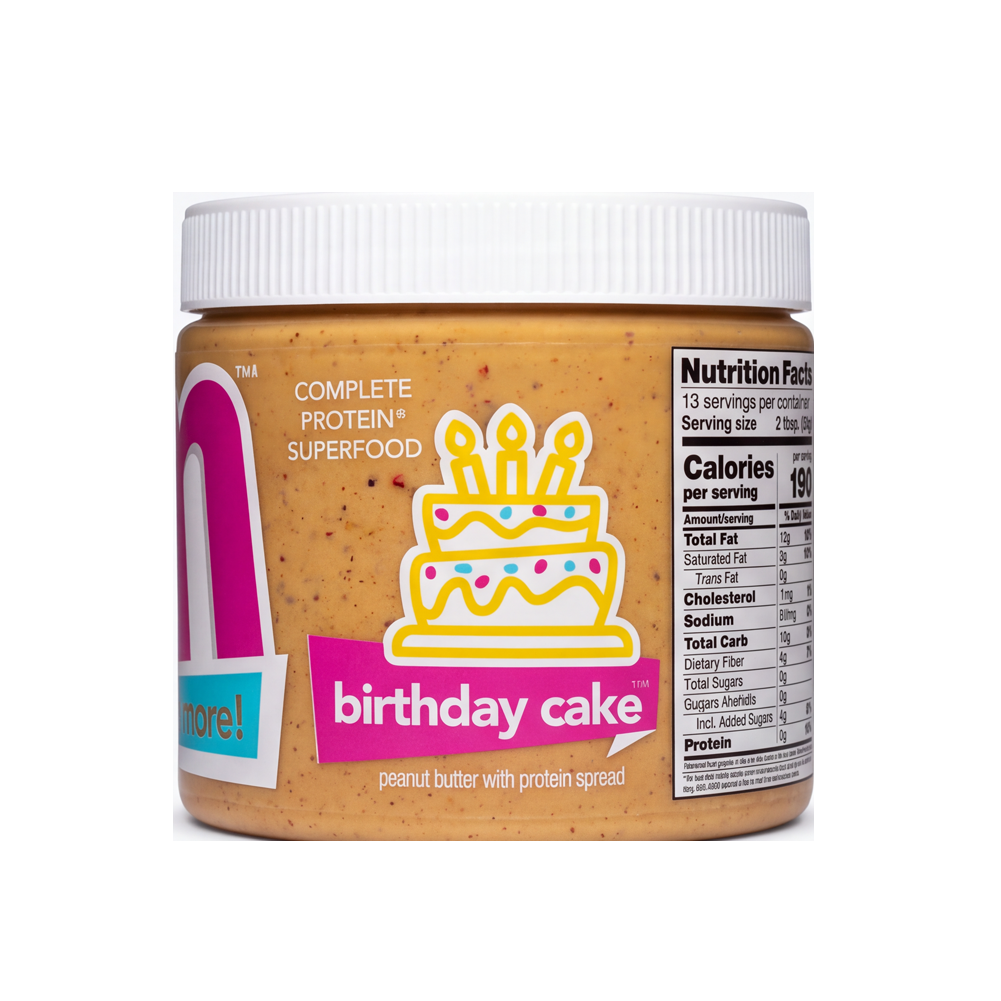 Birthday Cake High Protein Peanut Butter Spread