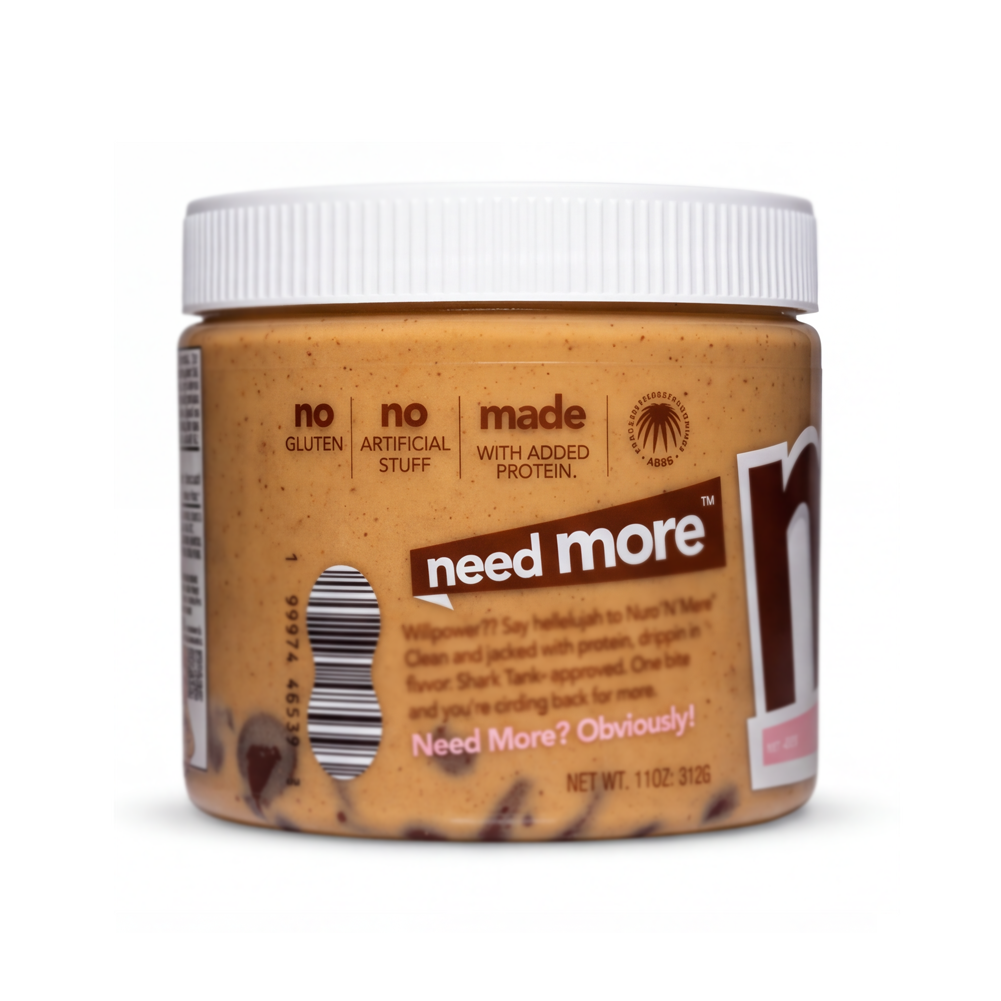Chocolate Chip Cookie Dough High Protein Peanut Butter Spread
