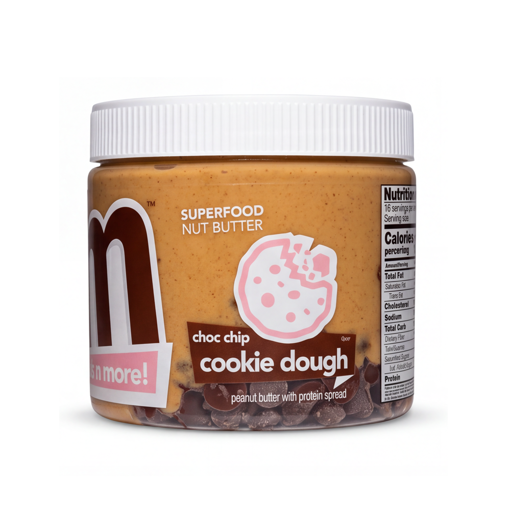 Chocolate Chip Cookie Dough High Protein Peanut Butter Spread
