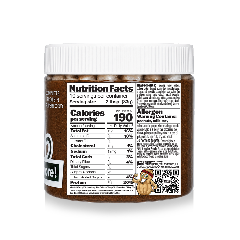 North Swole - High Protein Chocolate Peppermint Marshmallow Peanut Butter