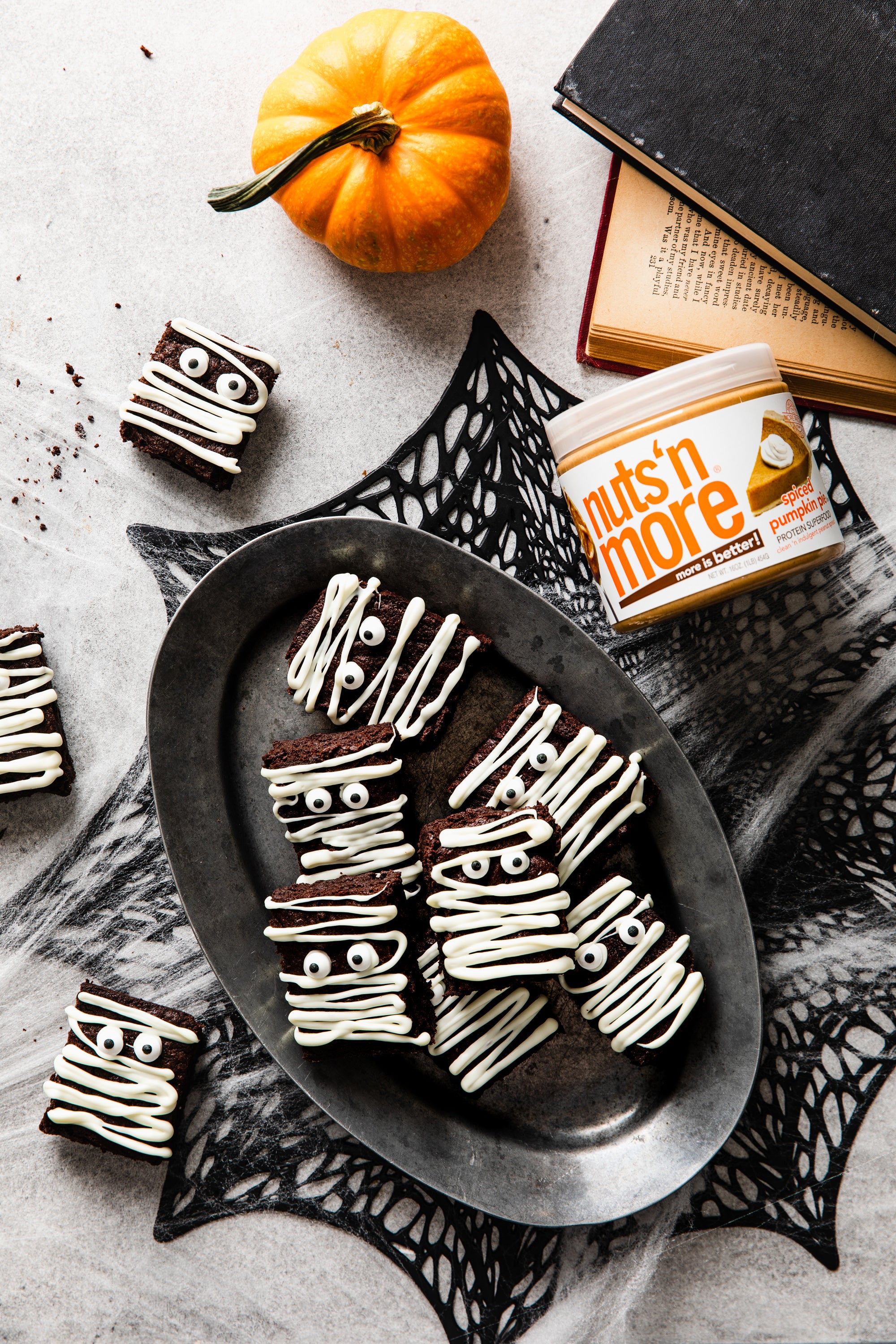 Chocolate Pumpkin Spice Mummy Brownies Extra Image #2