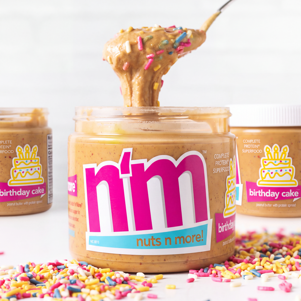 Birthday Cake High Protein Peanut Butter Spread