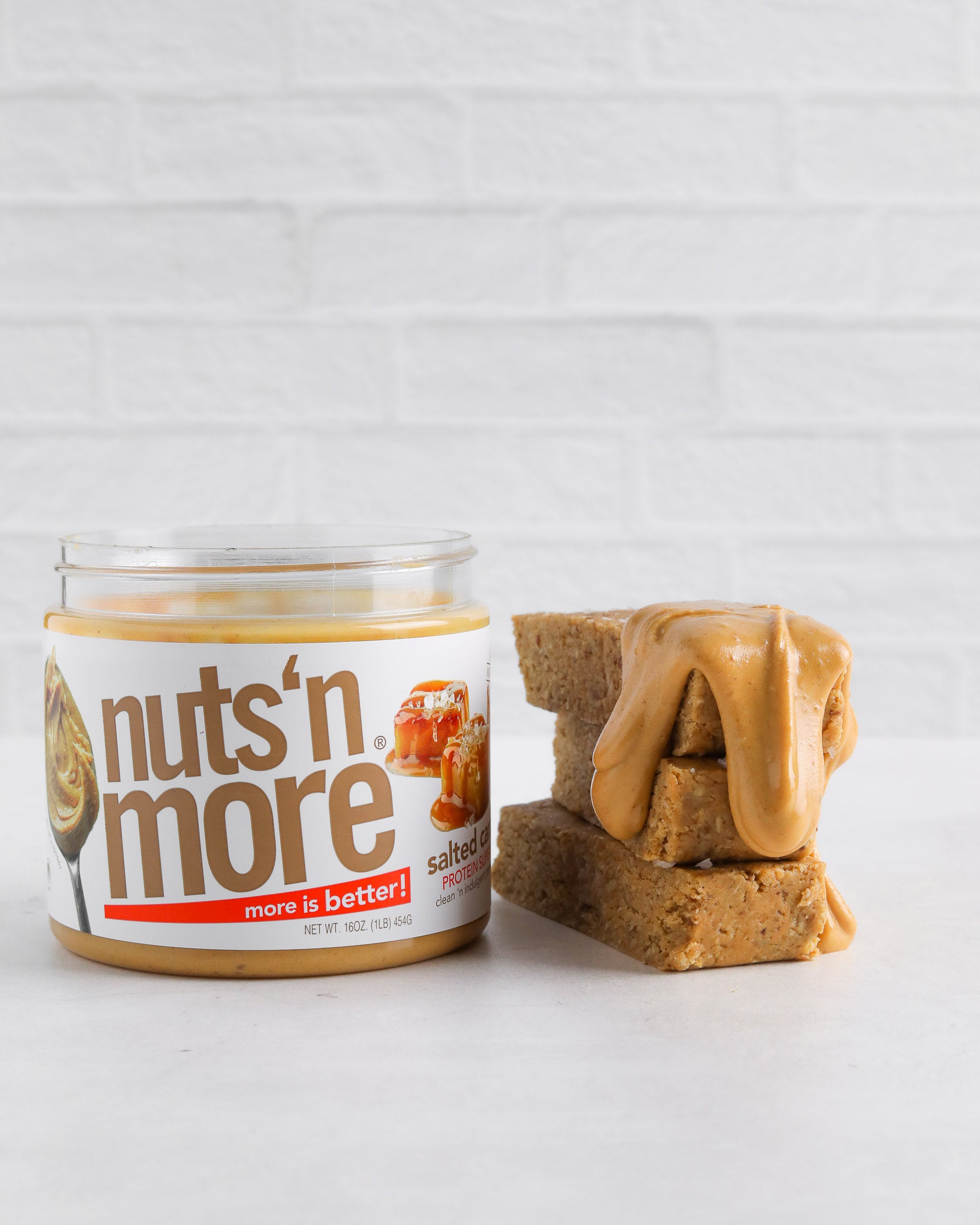 No-Bake Salted Caramel Protein Bars Extra Image #1