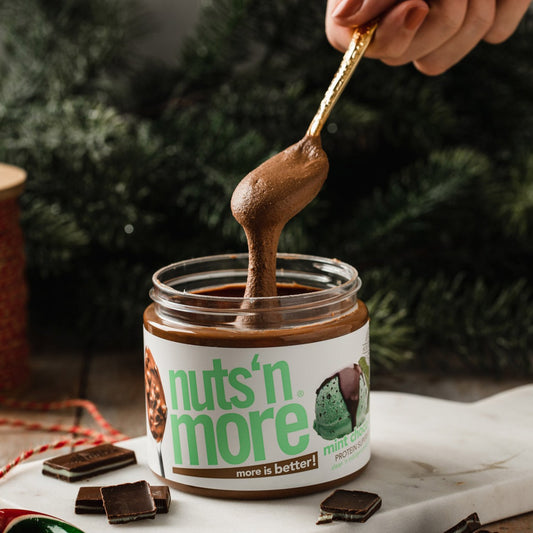 Mint Chocolate Chip High Protein Peanut Butter Spread