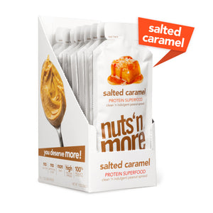 Salted Caramel High Protein Peanut Butter Spread - 10 Pack Snack Size
