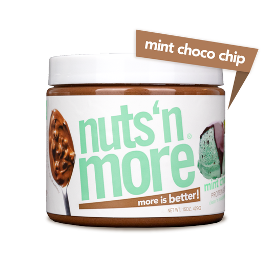 Mint Chocolate Chip High Protein Peanut Butter Spread