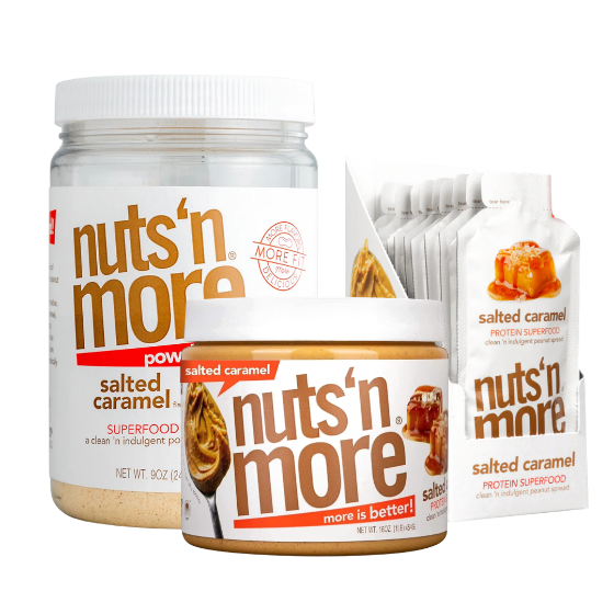 Salted Caramel Summer Bundle, the spread, PB powder and snack packs